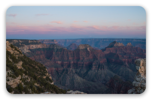 Grand Canyon - klistermærke til kort