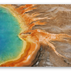 Grand Prismatic Spring - klistermærke til kort