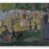 En søndag på La Grande Jatte - klistermærke til kort