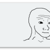 Wojak - klistermærke til kort