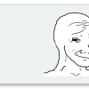 Smug Wojak - klistermærke til kort