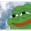 Happy Pepe - klistermærke til kort