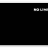 No Limit - klistermærke til kort
