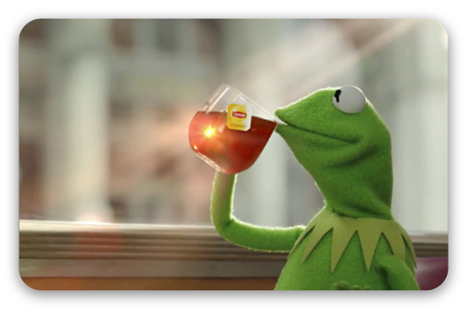 None of my Business - klistermærke til kort
