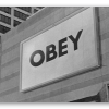 Obey - klistermærke til kort