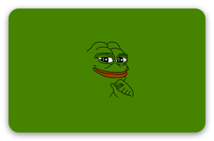 Pepe - klistermærke til kort