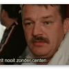 Aldrig uden penge - klistermærke til kort