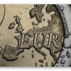 Euro - klistermærke til kort