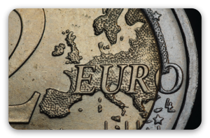 Euro - klistermærke til kort