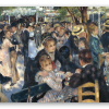 Bal på Moulin de la Galette - klistermærke til kort