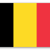 Belgien - klistermærke til kort