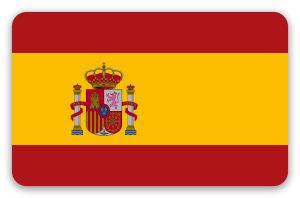 Spanien - klistermærke til kort