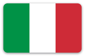 Italien - klistermærke til kort