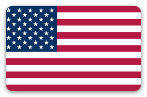 USA - klistermærke til kort