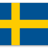 Sverige - klistermærke til kort