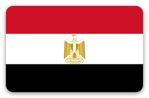 Egypten - klistermærke til kort