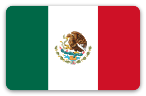 Mexico - klistermærke til kort