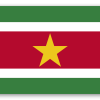 Surinam - klistermærke til kort