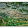 Mont Sainte-Victoire - klistermærke til kort