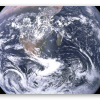 Blue Marble - klistermærke til kort