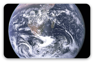 Blue Marble - klistermærke til kort