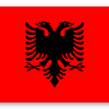 Albanien - klistermærke til kort