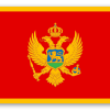 Montenegro - klistermærke til kort