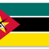 Mozambique - klistermærke til kort