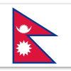 Nepal - klistermærke til kort