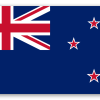 New Zealand - klistermærke til kort