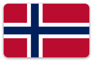 Norge - klistermærke til kort