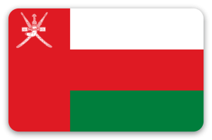 Oman - klistermærke til kort