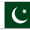 Pakistan - klistermærke til kort