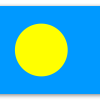 Palau - klistermærke til kort