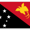 Papua Ny Guinea - klistermærke til kort