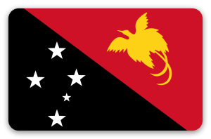 Papua Ny Guinea - klistermærke til kort