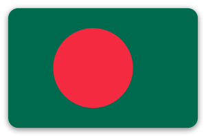 Bangladesh - klistermærke til kort