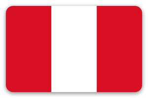 Peru - klistermærke til kort