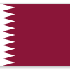 Qatar - klistermærke til kort