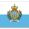 San Marino - klistermærke til kort