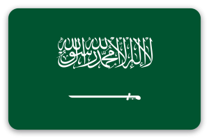 Saudi-Arabien - klistermærke til kort