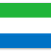 Sierra Leone - klistermærke til kort