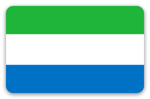 Sierra Leone - klistermærke til kort