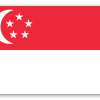 Singapore - klistermærke til kort