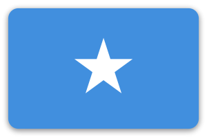 Somalia - klistermærke til kort