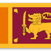 Sri Lanka - klistermærke til kort
