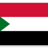 Sudan - klistermærke til kort