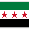 Syrien - klistermærke til kort