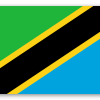 Tanzania - klistermærke til kort