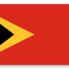 Østtimor - klistermærke til kort
